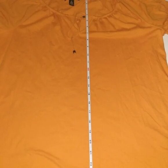 Lauren Ralph Lauren Orange Blouse - Picture 3 of 4